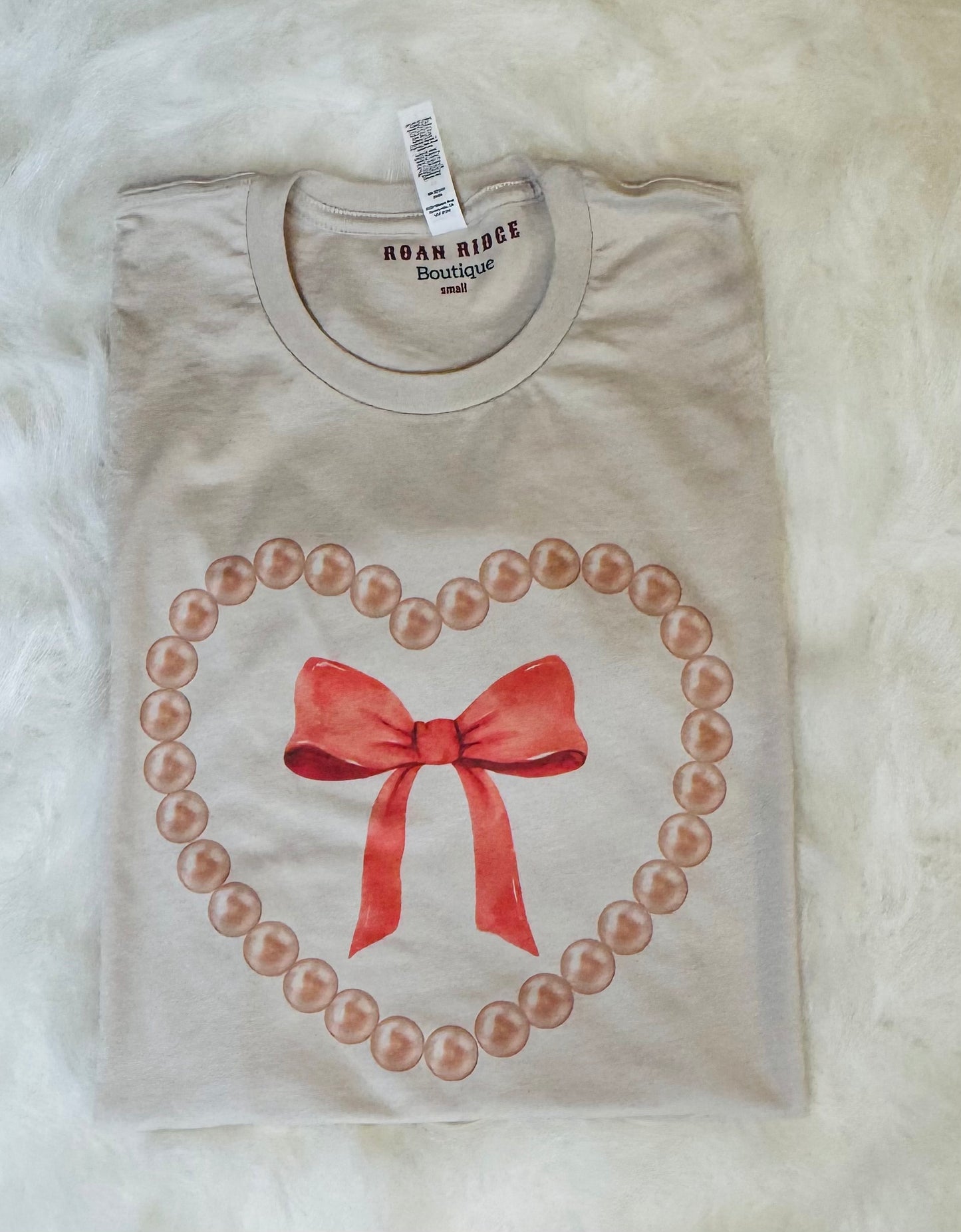 Pearl heart tee