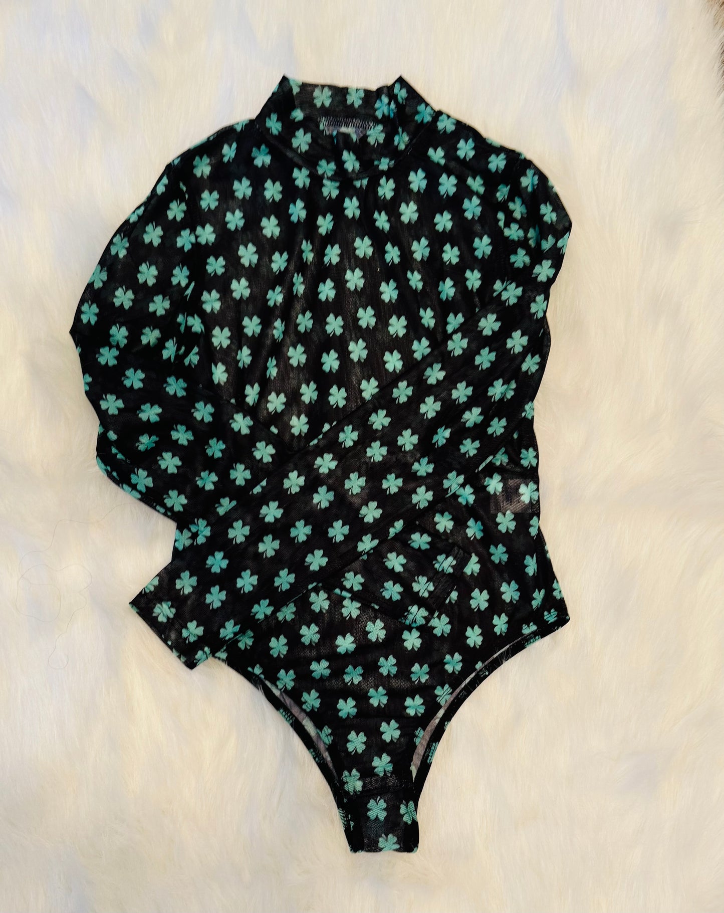 Clover mesh bodysuit